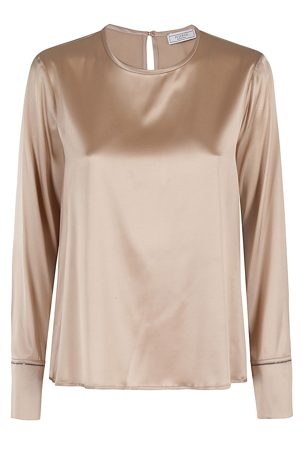 Camicia Rete Paillettes Bianca