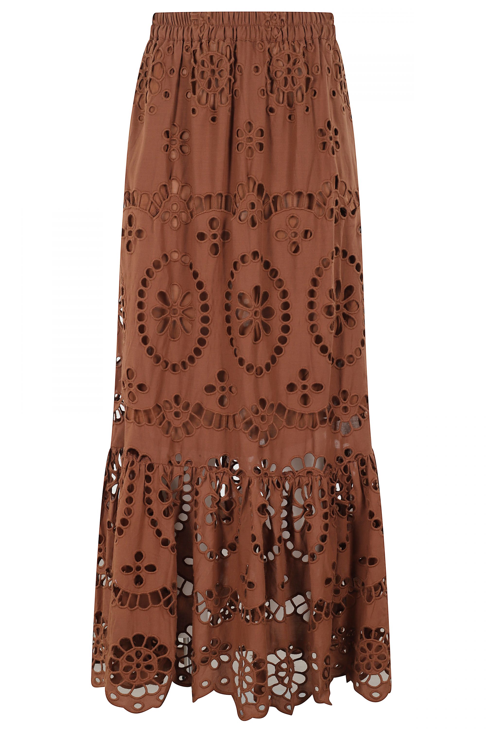 Black Punk Lace Skirt