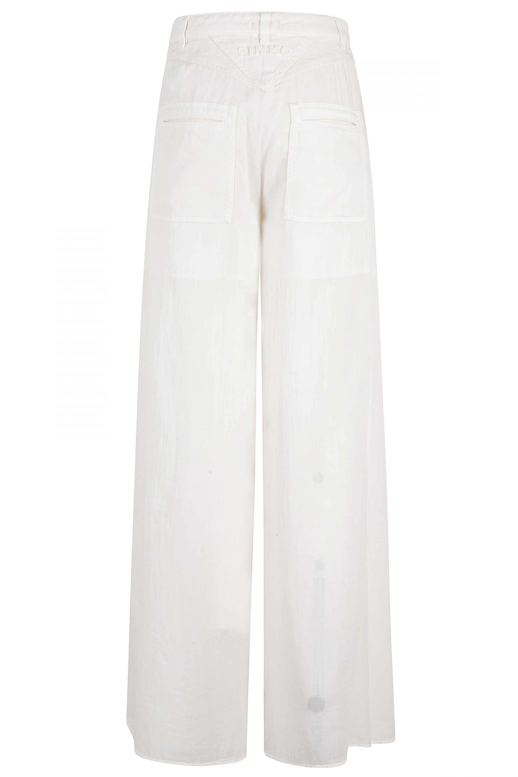 DONALD VOILE PANTS WHITE