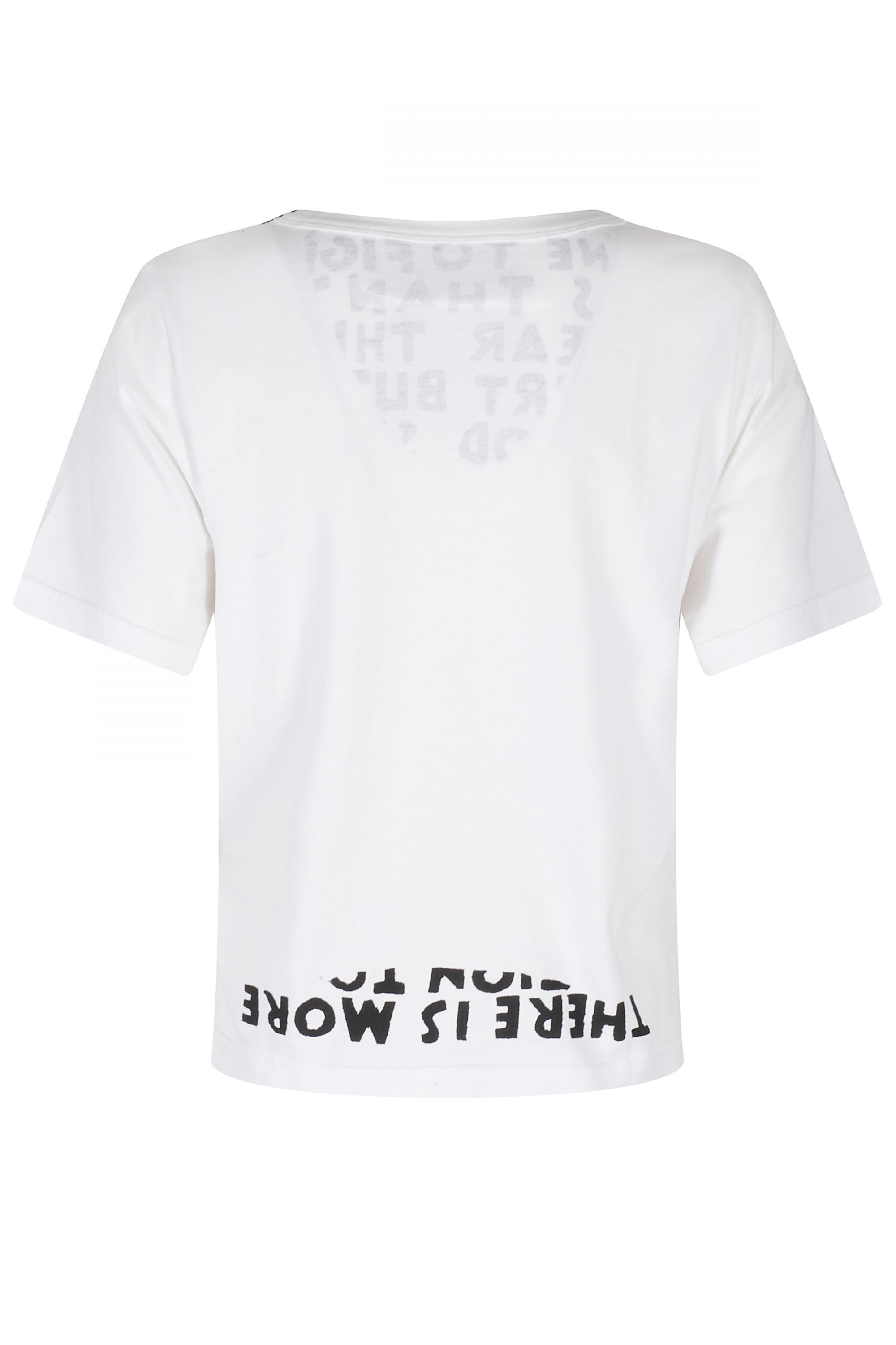 Tシャツ・カットソー MM6 MAISON MARGIELA WHITE AIDS COTTON T-SHIRT White AIDS T-Shirt
