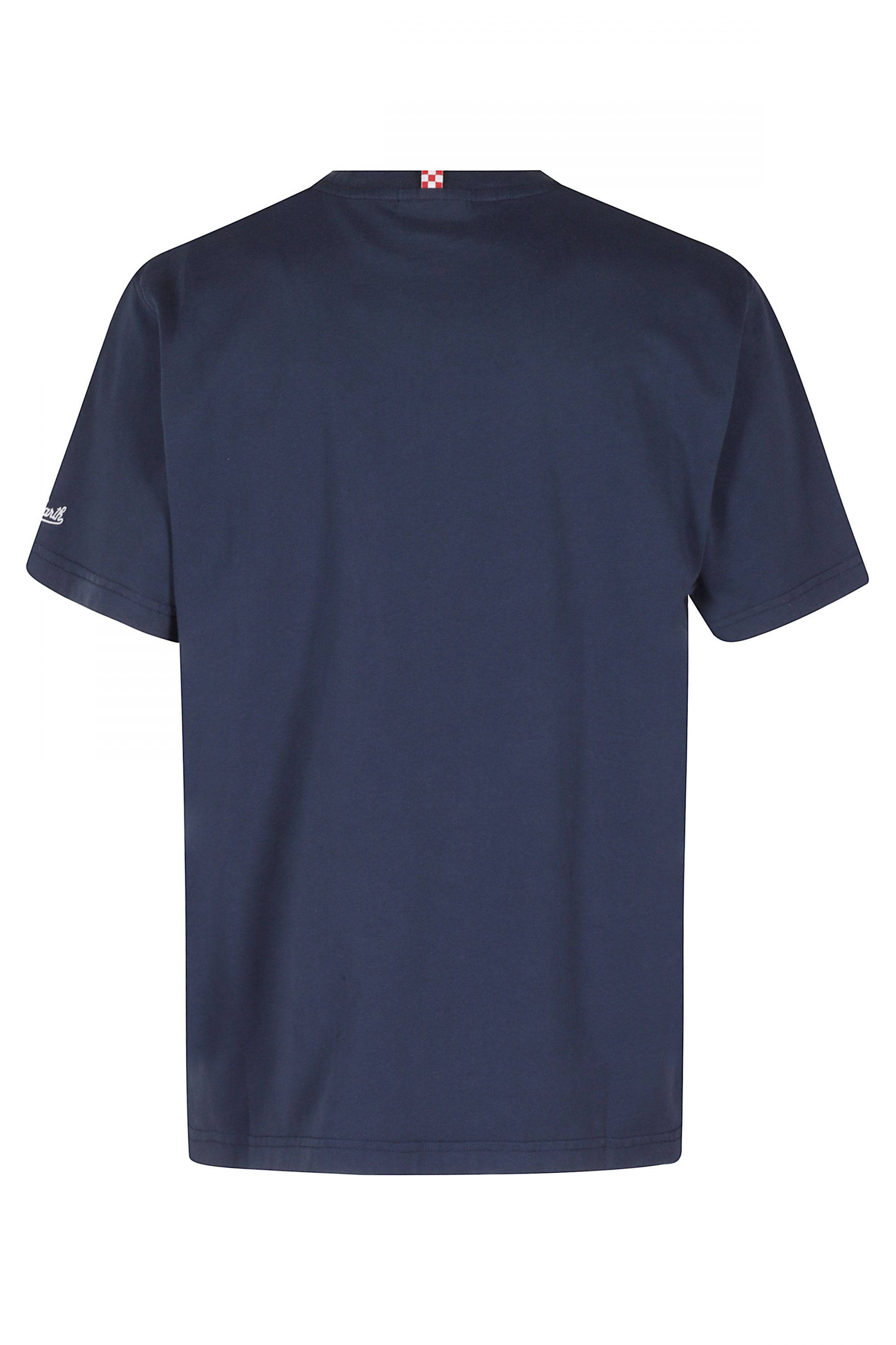 Tシャツ・カットソー MC2 SAINT BARTH Portofino organic cotton t-shirt Blu Portofino organic cotton t-shirt MC2 SAINT BARTH - Nugnes1920