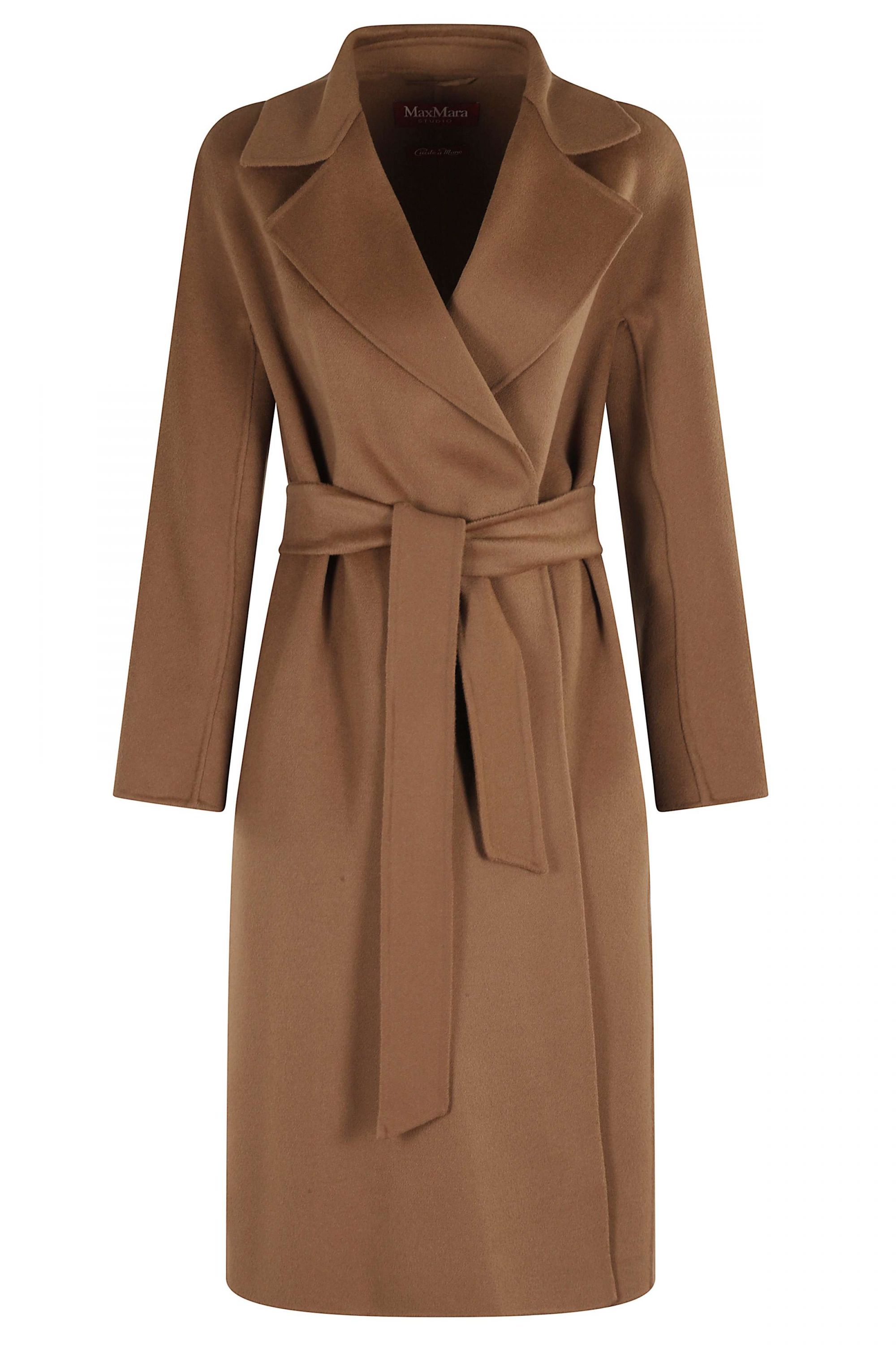 Belted Coat Cappotto Max Mara Studio Max Mara Studio BCOLLAG Blue