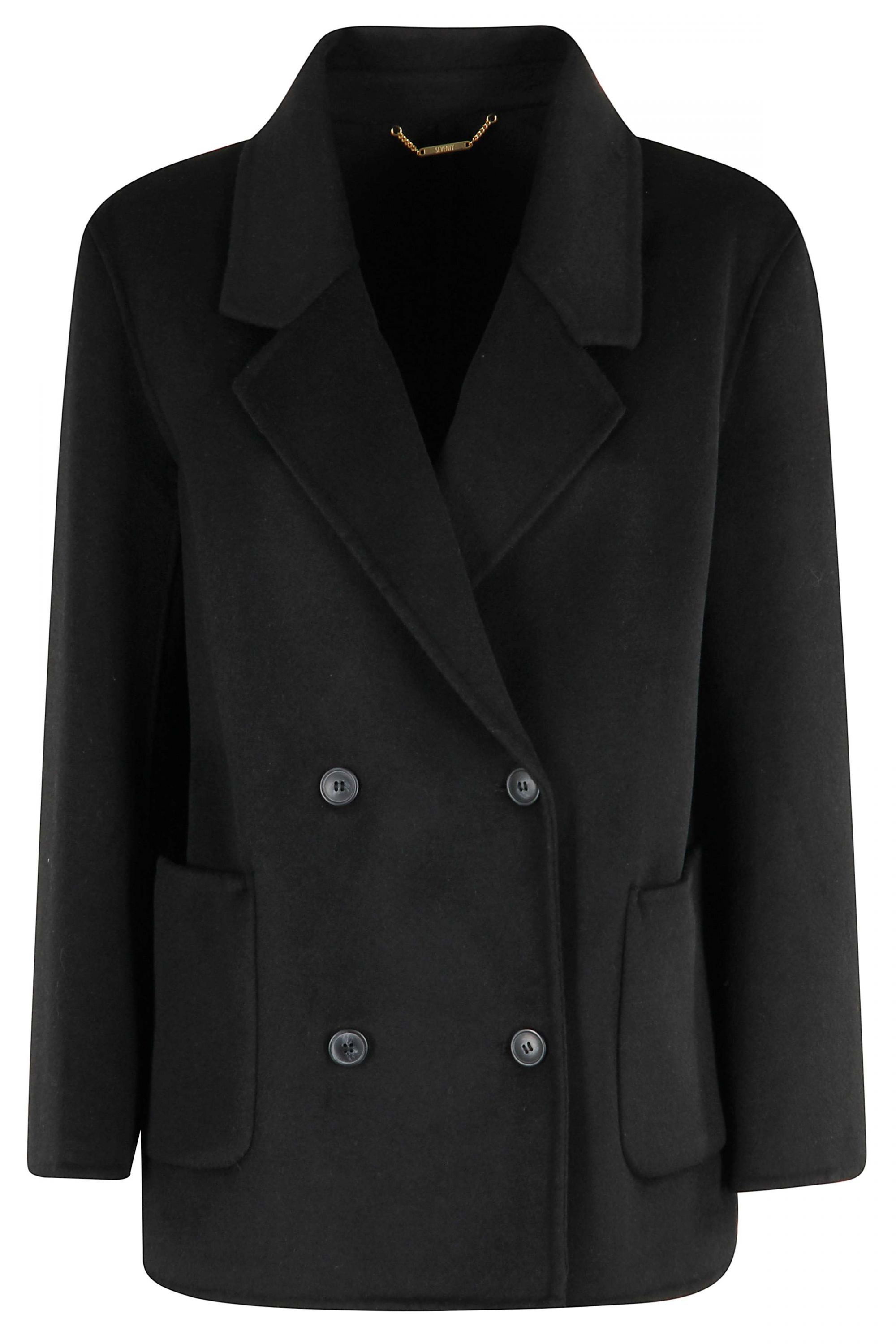 Cappotto cortop nero