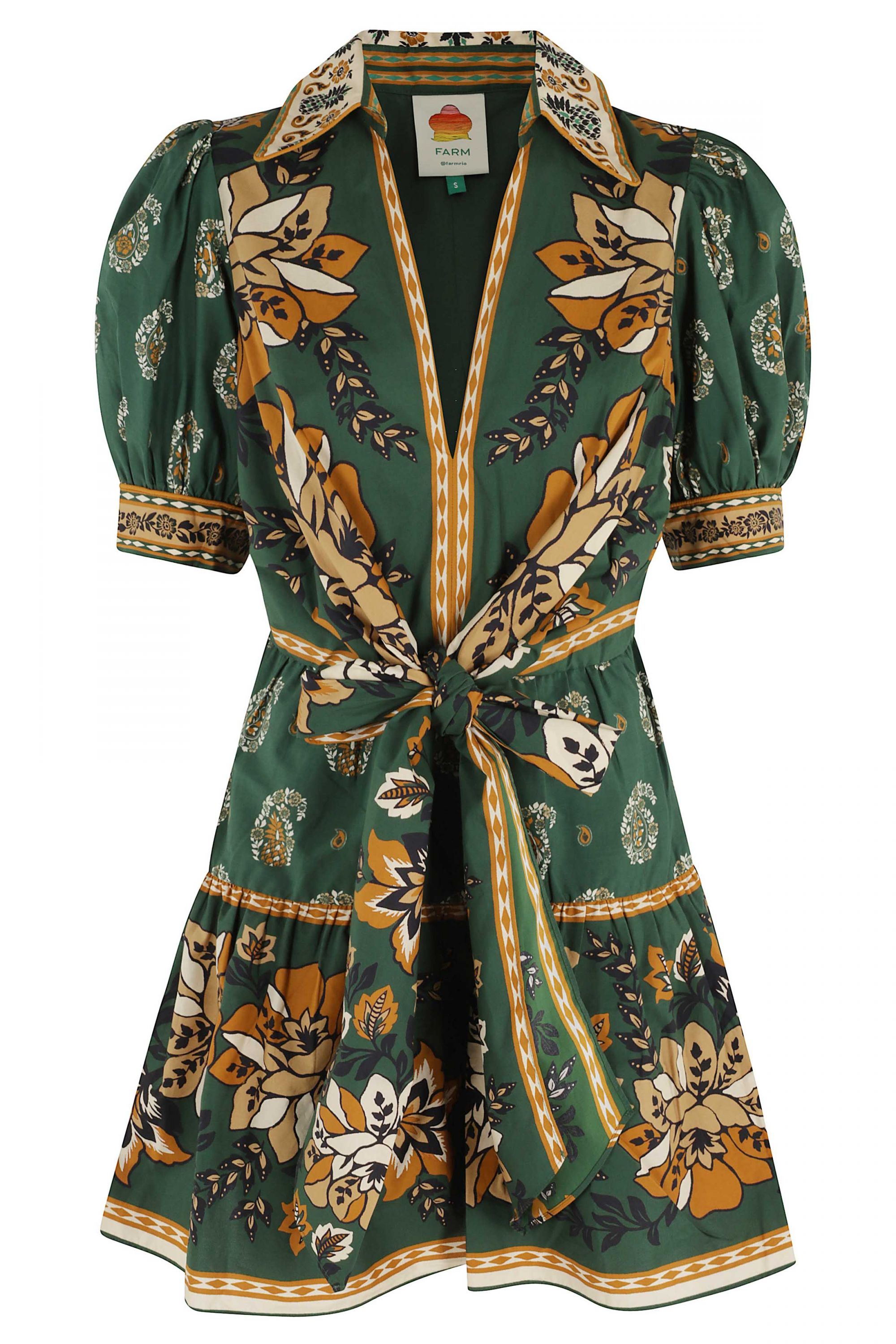 Green Garden Mini Dress